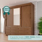 Guarda Roupa Olinda Plus Com Espelho 3 Portas 9 Gavetas New C