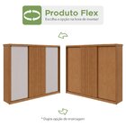 Guarda-roupa Ollie 3 Portas 2 Gavetas 9 Prateleiras Amendoa C