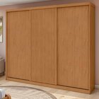 Guarda-roupa Ollie 3 Portas 4 Gavetas 8 Prateleiras Amendoa C