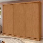 Guarda-roupa Ollie 3 Portas 6 Gavetas 5 Prateleiras Amendoa C