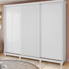 Guarda-roupa Ollie 3 Portas 6 Gavetas 6 Prateleiras Com Pés B