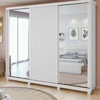 Guarda-roupa Ollie 3 Portas 6 Prateleira 4 Gavetas Com Pés Br