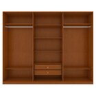 Guarda-roupa Ollie 6 Portas 2 Gavetas 7 Prateleiras Frassino/