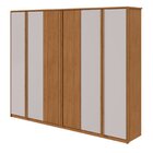 Guarda-roupa Ollie 6 Portas 3 Gavetas 7 Prateleiras Amendoa C