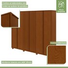 Guarda-roupa Ollie 6 Portas 3 Gavetas 7 Prateleiras Com Pés F