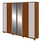 Guarda-roupa Ollie 6 Portas 3 Gavetas 9 Prateleiras Com Pés E