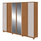 Guarda-roupa Ollie 6 Portas 4 Gavetas 6 Prateleiras Com Pés E