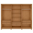 Guarda-roupa Ollie 6 Portas 6 Gavetas 5 Prateleiras Com Pés E