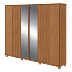 Guarda-roupa Ollie 6 Portas 6 Gavetas 5 Prateleiras Com Pés E