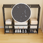 Guarda-roupa Organizador Com 3 Colunas Preto