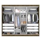 Guarda Roupa Órion 6 Portas 6 Gavetas Sallêto Ipê-off White