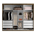 Guarda Roupa Órion 6 Portas 6 Gavetas Sallêto Ipê-off White