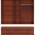 Guarda-roupa Ouro 5 Portas Com Espelho Imbuia Madeira Maciça