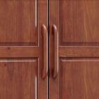 Guarda-roupa Ouro 5 Portas Com Espelho Imbuia Madeira Maciça