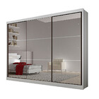 Guarda Roupa Palermo 3 Portas 6 Gavetas Com Espelho Clic Móve