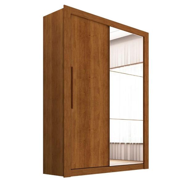 Guarda Roupa Panamá 2 Portas Com Espelho Sallêto Cinamono