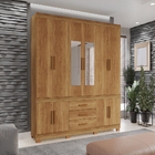 Guarda-roupa Parma Premium 10 Portas 3 Gavetas Com Espelho Sa