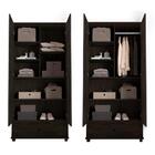 Guarda Roupa Pequeno 2 Portas Teka Pequin Basoto