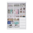 Guarda Roupa Pequeno Branco E Cinza Ahri Shop Jm Baby