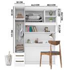 Guarda Roupa Pequeno Tower Branco