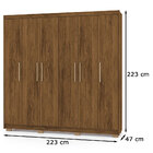 Guarda Roupa Pernambuco Imbuia - Vila Rica