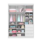 Guarda Roupa Pérola Branco - Phoenix Baby