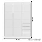 Guarda Roupa Pérola Branco - Phoenix Baby