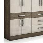 Guarda-roupa Pérola - Moval - Carvalho / Avelã