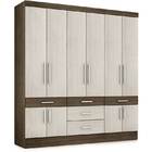 Guarda-roupa Pérola - Moval - Carvalho / Avelã