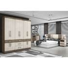 Guarda-roupa Pérola - Moval - Carvalho / Avelã