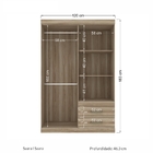 Guarda Roupa Pérola Saara