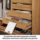 Guarda Roupa Personal Organizer Casal 2,50m Mdf 8 Gavetas 1 E
