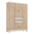 Guarda Roupa Pescara Nogal/vanilla