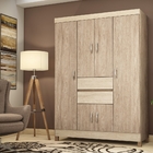 Guarda Roupa Pescara Nogal/vanilla