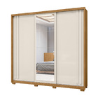 Guarda Roupa Poder 3 Portas De Correr Freijó Off White Tana D