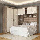 Guarda Roupa Ponte Casal 232cm 6 Portas 5 Gavetas 7 Nichos Co