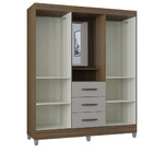 Guarda-roupa Poquema Madri 4 Portas 3 Gavetas