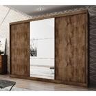 Guarda-roupa Porta De Correr 8gav C/esp Natus - Canela