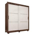 Guarda Roupa Porta De Correr Casal Jacarandá Off White Titani