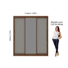 Guarda-roupa Porta De Espelho Max Gelius Móveis Madeirado Ou