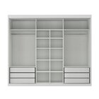 Guarda-roupa Portas De Correr Spazio Branco