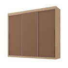 Guarda-roupa Portas De Correr Spazio Capuccino/ Terracota