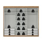 Guarda-roupa Portas De Correr Spazio Cinamomo/ Off White