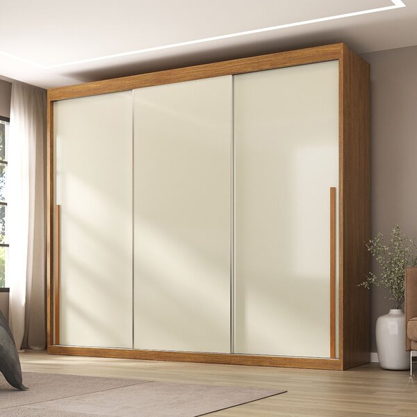 Guarda-roupa Portas De Correr Spazio Cinamomo/ Off White