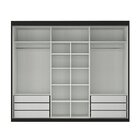 Guarda-roupa Portas De Correr Spazio Preto