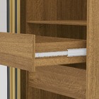 Guarda-roupa Porto 3 Portas Correr Dupla Face 4 Gavetas Alasc