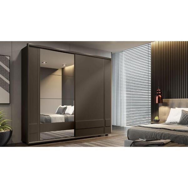 Guarda-roupa Provence 02 Portas Deslizantes Henn - Damasco