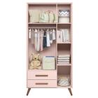 Guarda Roupa Qmovi Encanto Retro 3 Portas