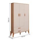 Guarda Roupa Quarto Infantil Iris Com 3 Portas E 1 Gaveta