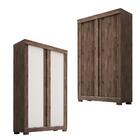 Guarda Roupa Quarto Solteiro Samira 2 Portas 2 Gavetas Mdf Ma